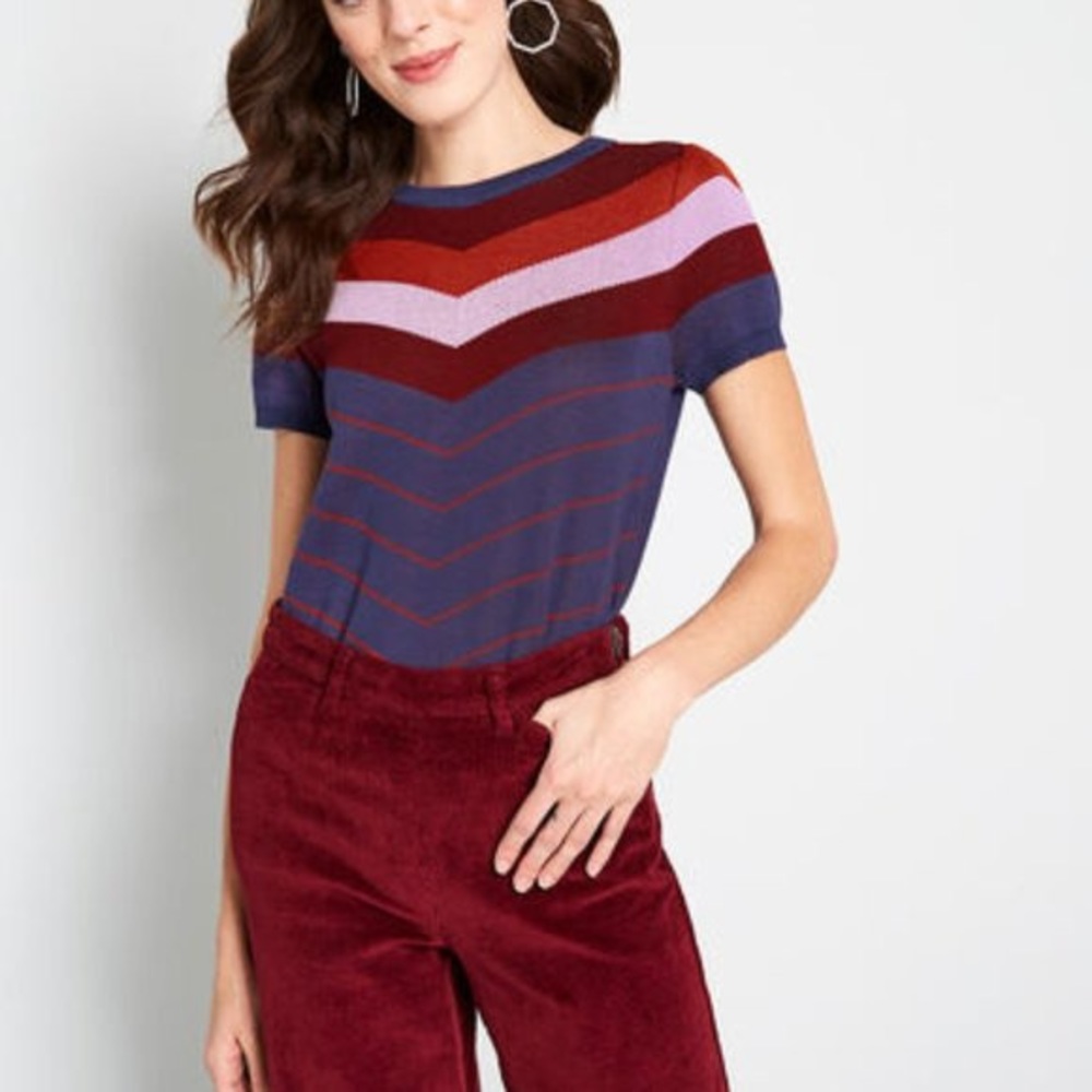 Modcloth Nostalgic Bliss sweater